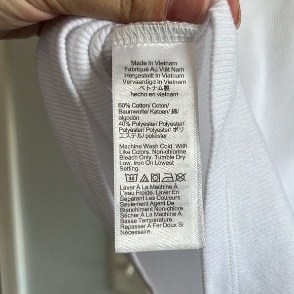 J. Crew Factory High-Neck Ribbed Tank Top - Picture 8 of 9